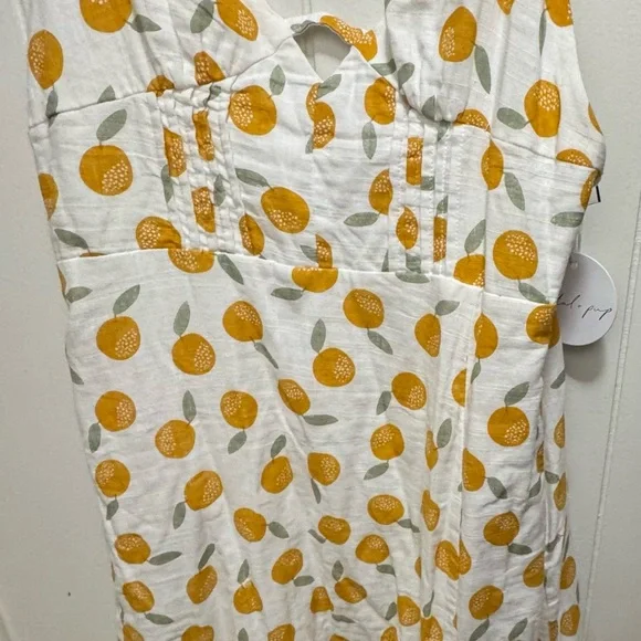 Petal + Pup Tropicana Orange Print Dress - Picture 4 of 5